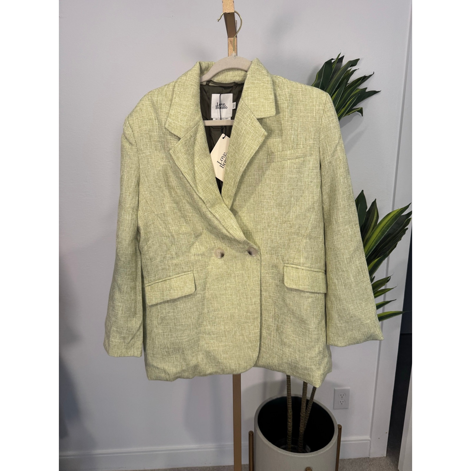 Love, Bonito | Tweed Tailored Blazer — image 3 of 7